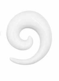 Rozpychacz ekspander spirala biała 14mm akryl