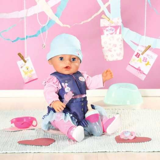 Кукла BABY Born Нежные объятия - Волшебная девочка в джинсовом  831533