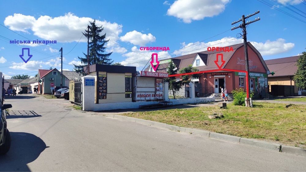 Оренда комерційного приміщення у м.Прилуки