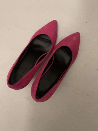 Sapatos salto alto rosa numero 39