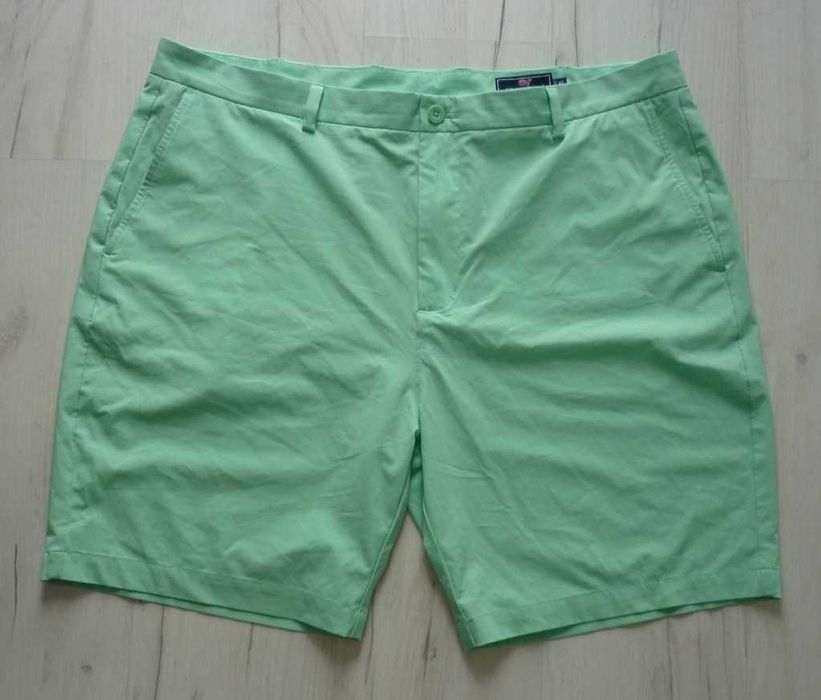 Duże męskie lekkie krótkie spodnie VINEYARD W42 3XL spodenki STRETCH