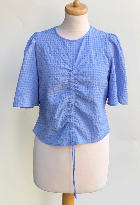 Bluzka L 40 Pigalle Niebieska Kratka