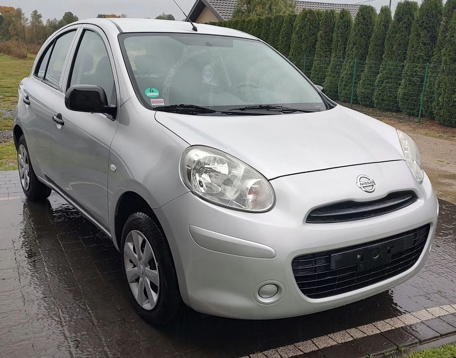 Nissan Micra 124 tyś km, klimatyzacja, 5 drzwi