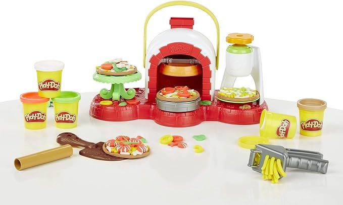 Piec do pizzy Play-Doh z 5 puszkami Play-Doh w różnych kolorach