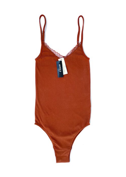 Боди Etam Brooklyn с кружевным декольте, XXS/XS