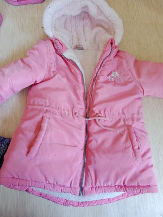 Kurtka zimowa różowa 122