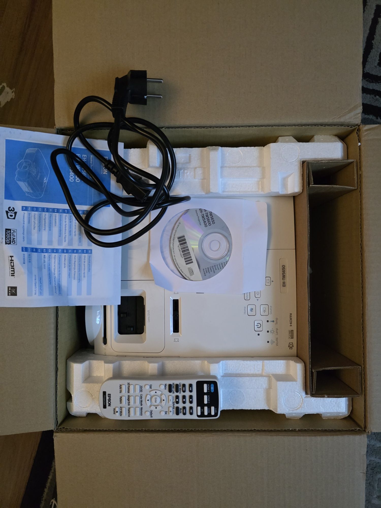 Projektor Epson eh-tw5650 FullHD 3d wifi