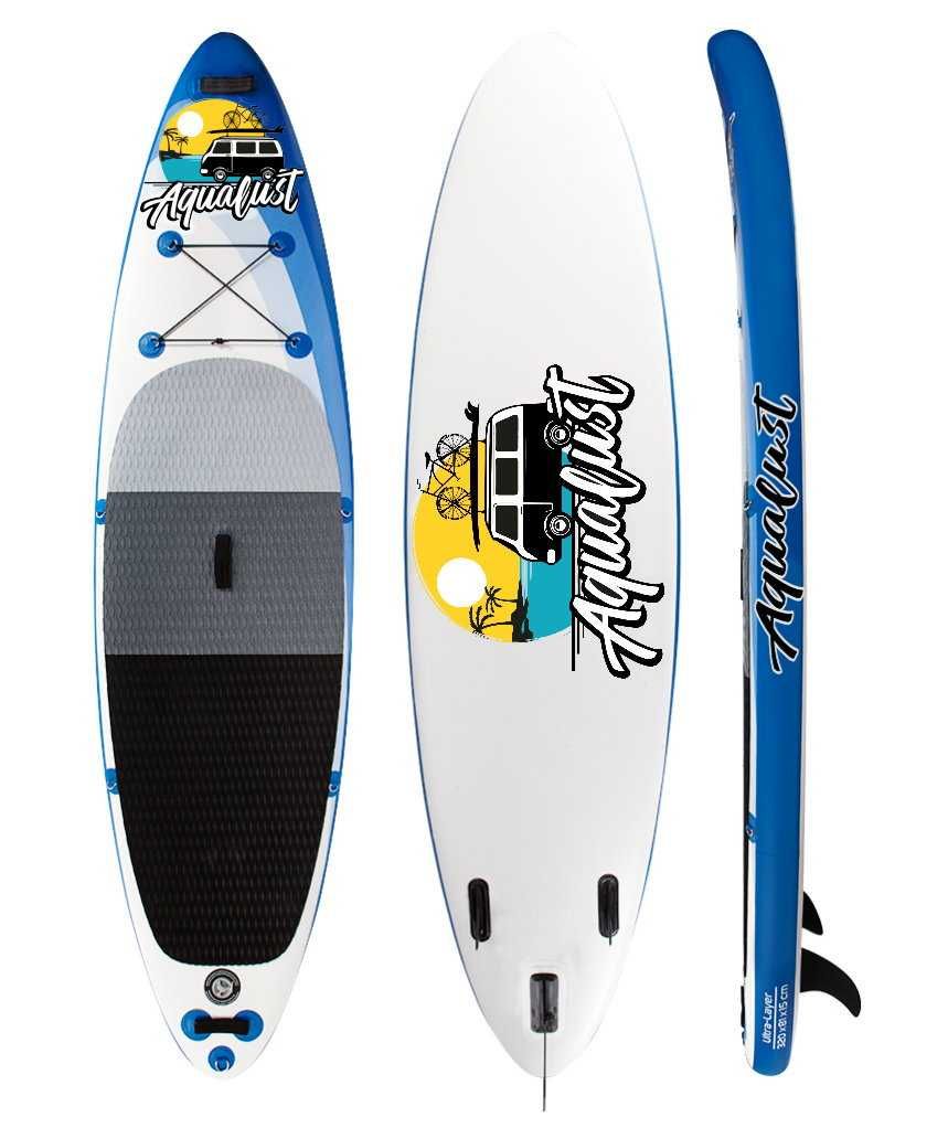 САП AQUALUST доска SUP дошка НОВАЯ 2 СЛОЯ 320 см. борд board Paddle