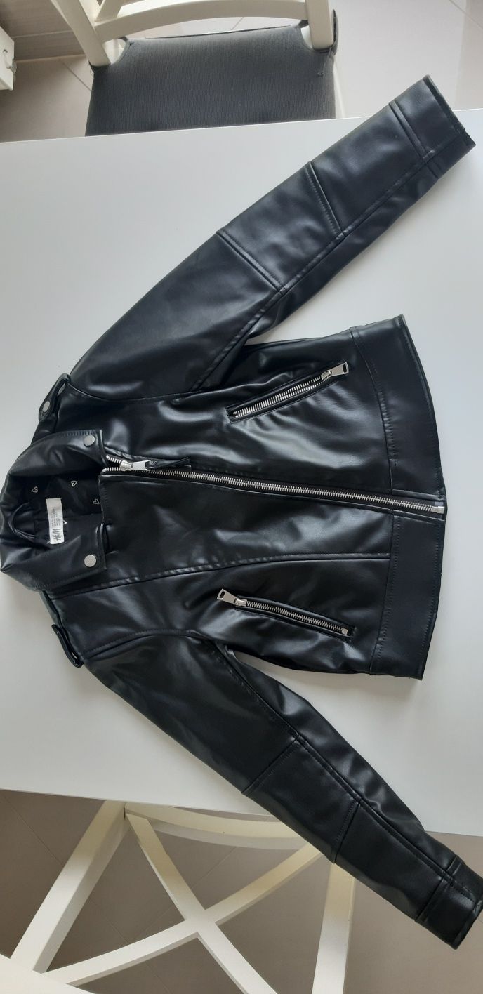 Kurtka biker ramoneska h&m,134