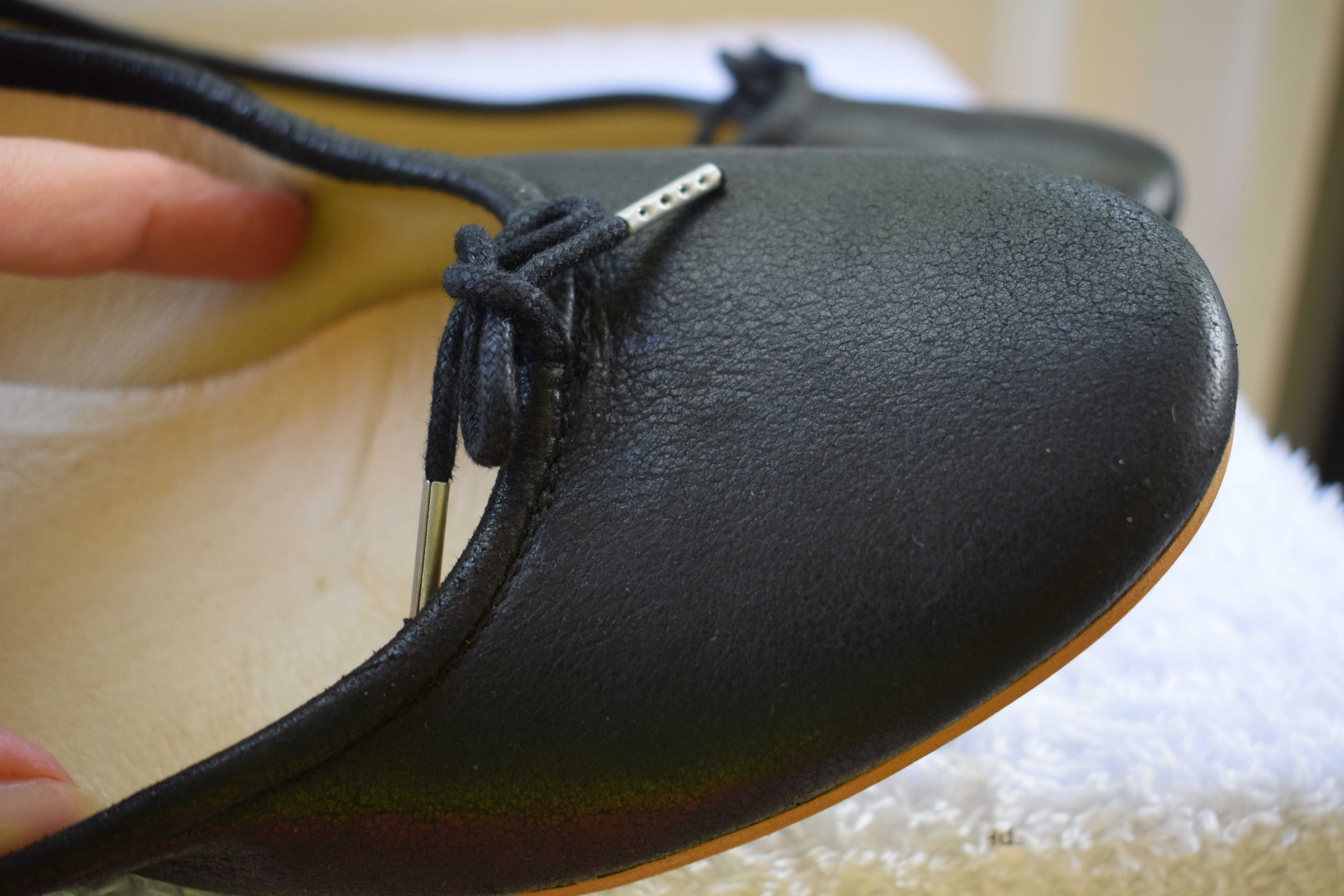 кожаные туфли балетки лодочки Clarks  р. 41 27  см