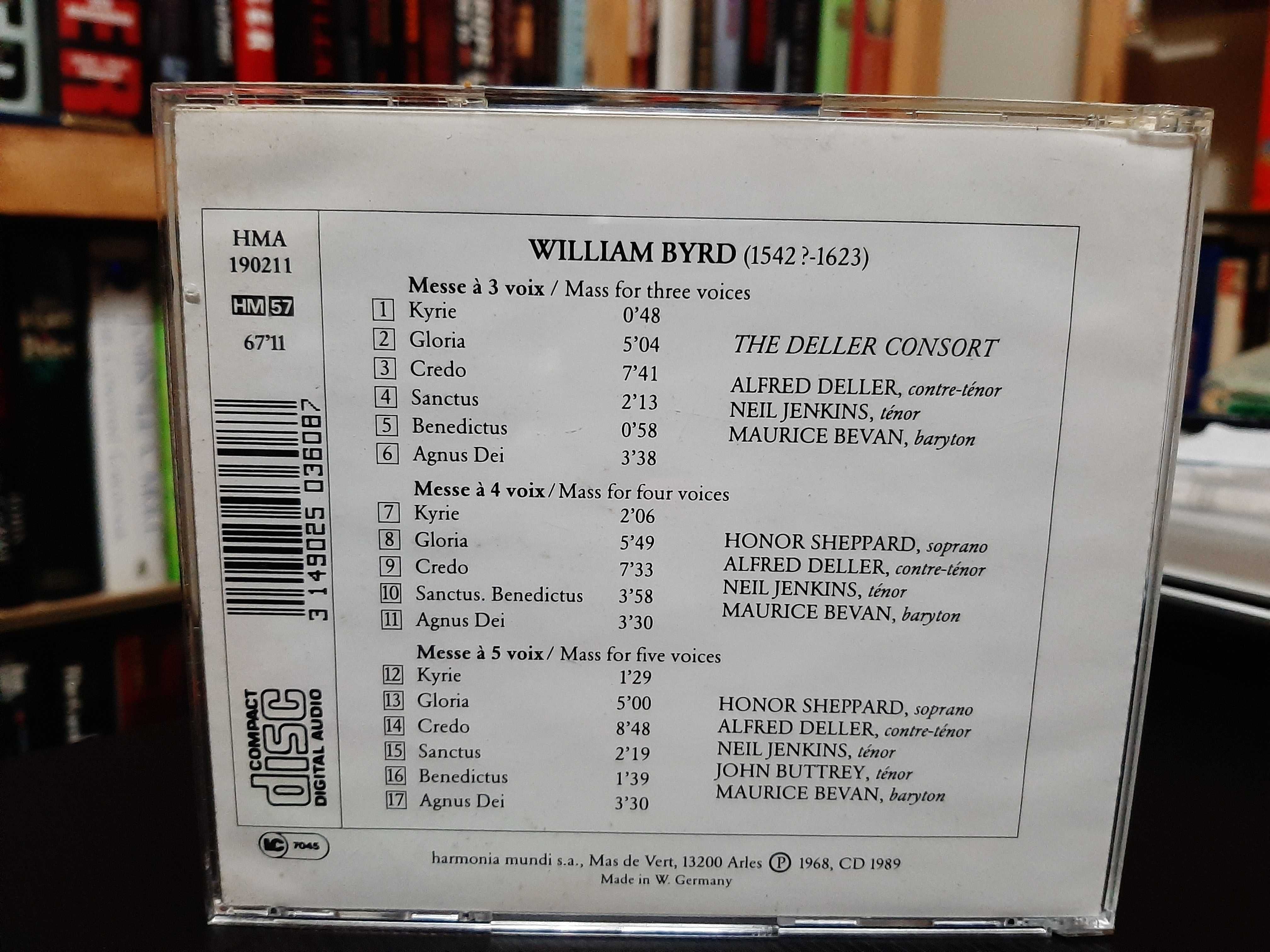 William Byrd – Messes - Missas – Deller Consort, Alfred Deller