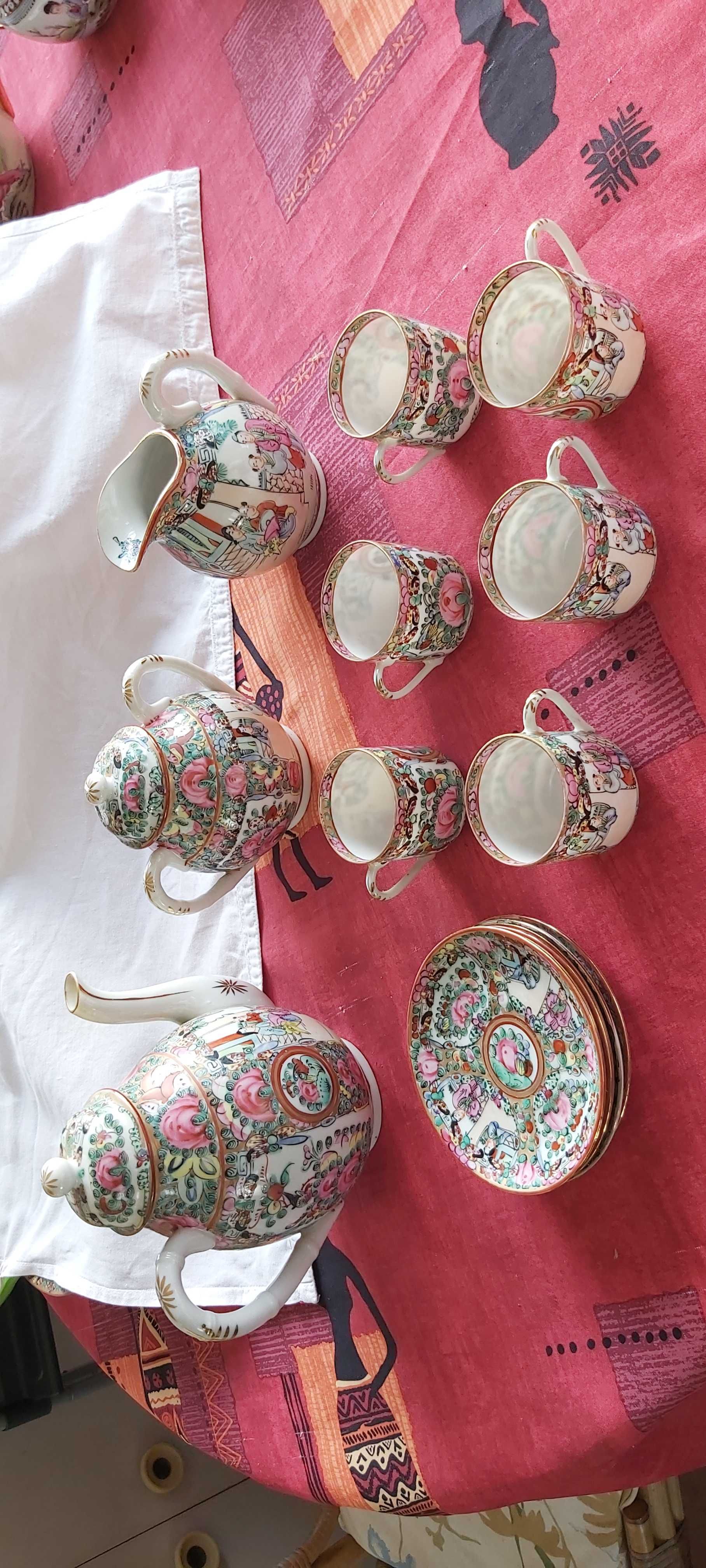 Serviço de café oriental – Fabricado em Macau