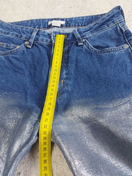 Джинсы метализированные Н&М XXS