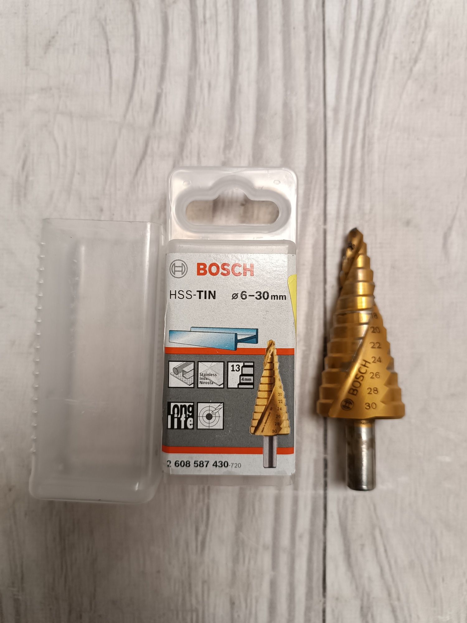 Bosch Professional HSS-TiN східчасте свердло (Ø 6-30 мм, 13 ступенів)