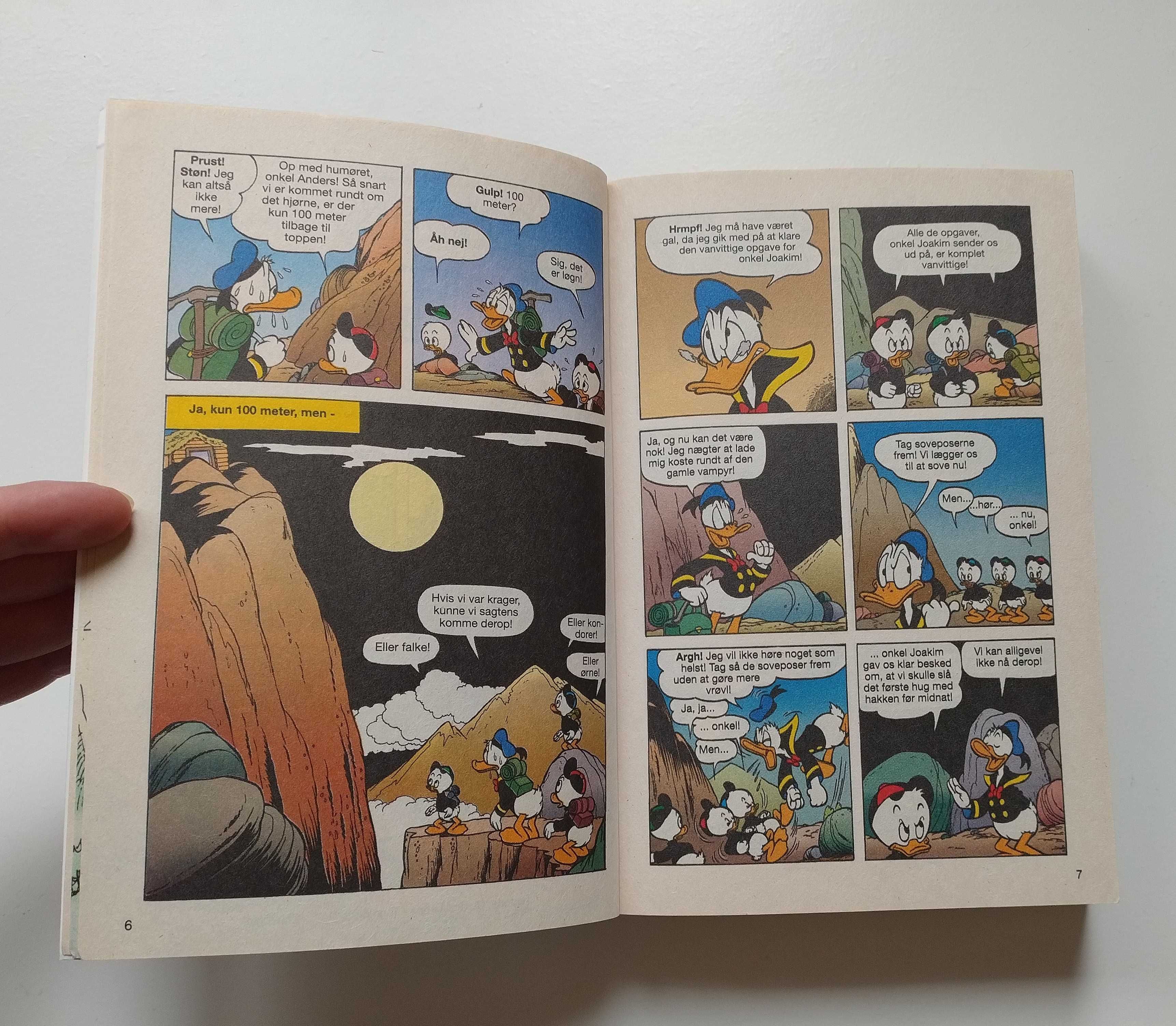 PÅ TOPPEN! Komiks po duńsku Walt Disney Kaczor Donald książka duński