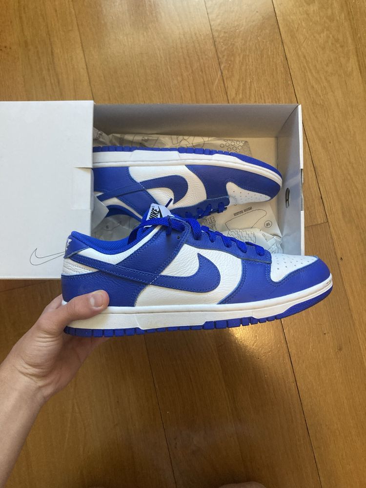 Nike dunk low racer blue