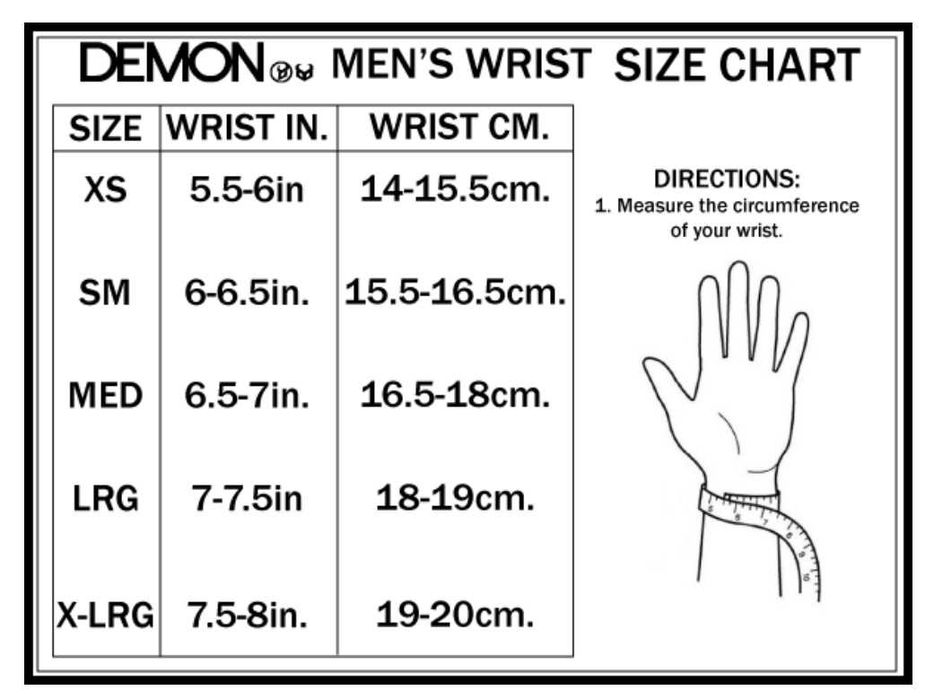 Demon Wrist Guard - skate & snowboard wrist protector (tamanho: M)