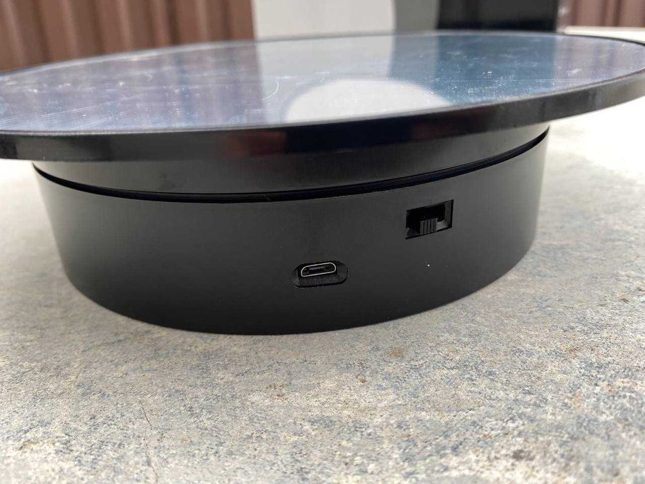 Поворотний стіл для предметної зйомки з поворотним механізмом 20 см.