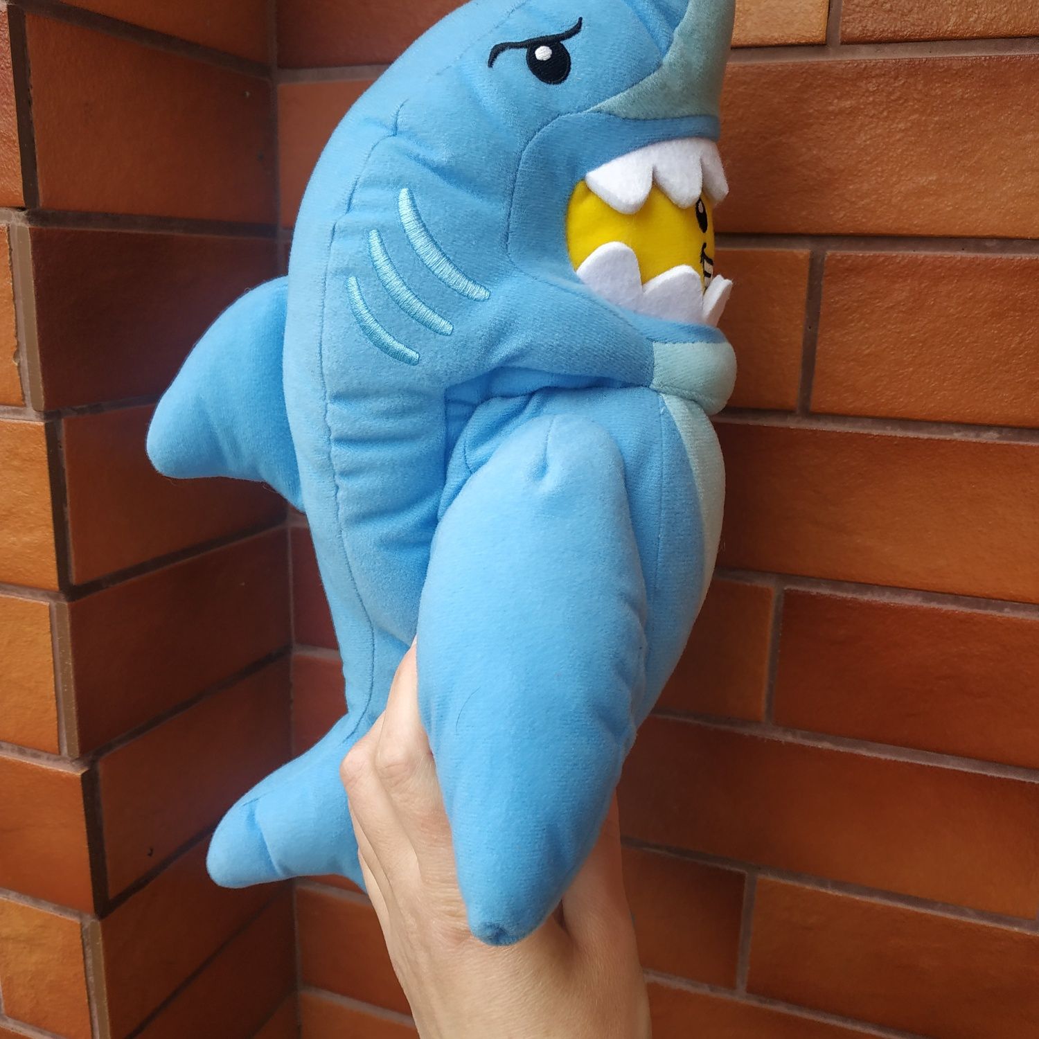Лего человечек акула,lego
