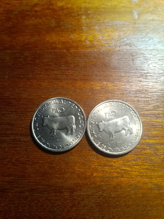 Moedas comemorativas FAO Programa Alimentar Mundial