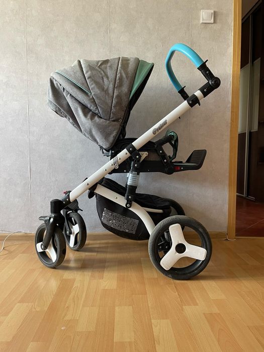 Wózek Cruiser Mint – Spacerówka koła 360° amortyzowany, wentylacja