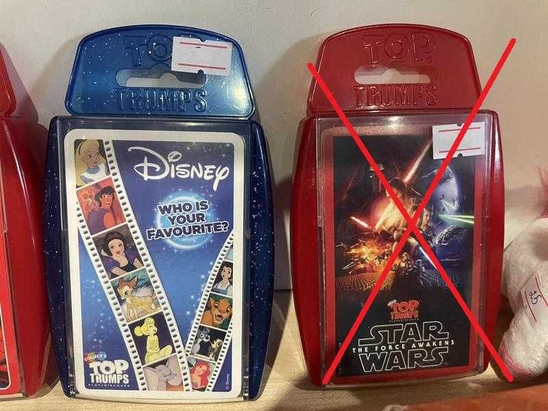 Настільні карткові ігри  Top trumps Тролі дісней зоряні війни марвел