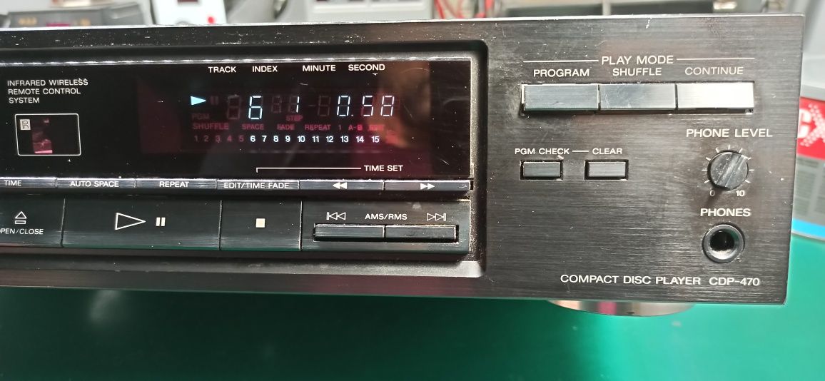 Odtwarzacz CD Sony CDP-470