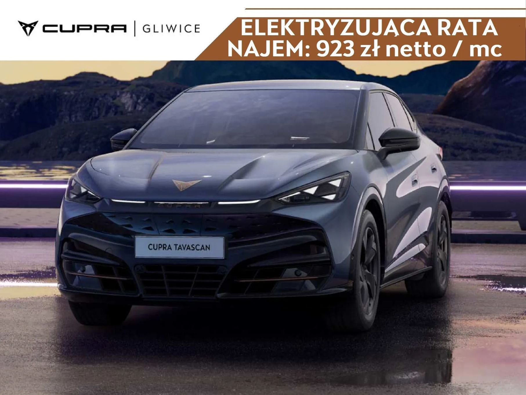 Cupra Tavascan TAVASCAN za 923 zł netto? TAK! 20 sztuk od ręki! 49200 wpłaty! NAJEM!