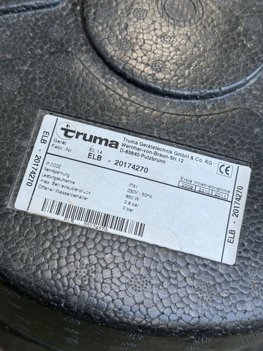 Bojler podgrzewacz wody 14l 850W - Truma