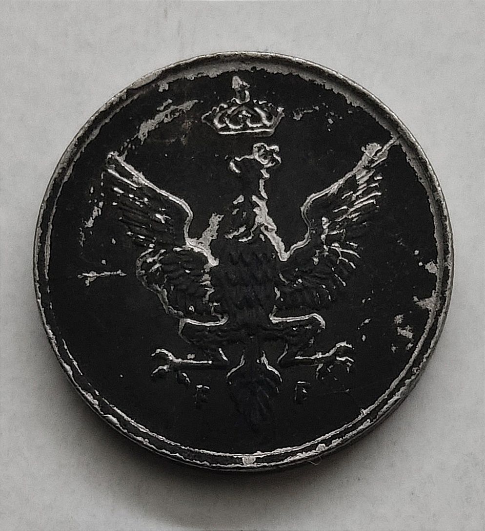 Moneta 1 fenig 1918 Królestwo Polskie