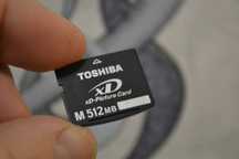 karta pamięci xD TOSHIBA M 512MB do aparat OLYMPUS lub FUJIFILM fuji