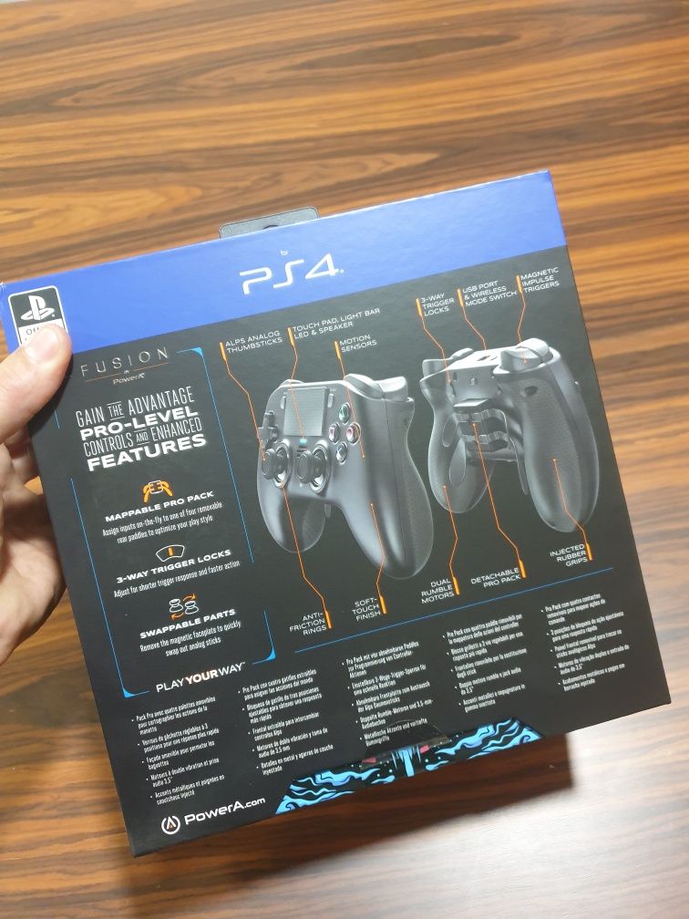 Comando Playstation 4 Fusion Pro PowerA - PS4 NOVO NA CAIXA