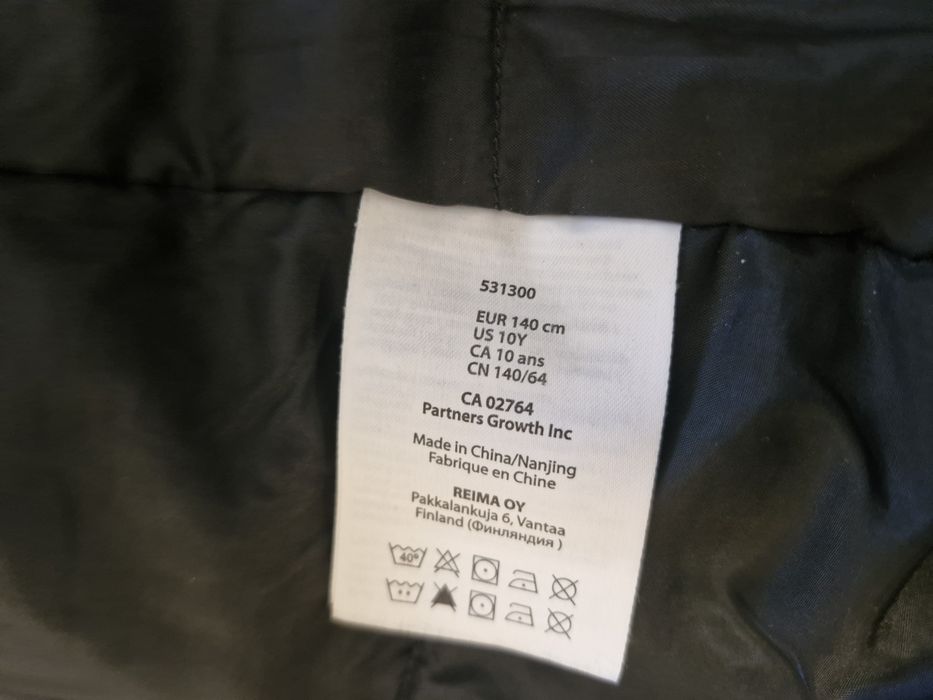 Куртка зимова Reima tec 140 рейма тек курточка зимняя