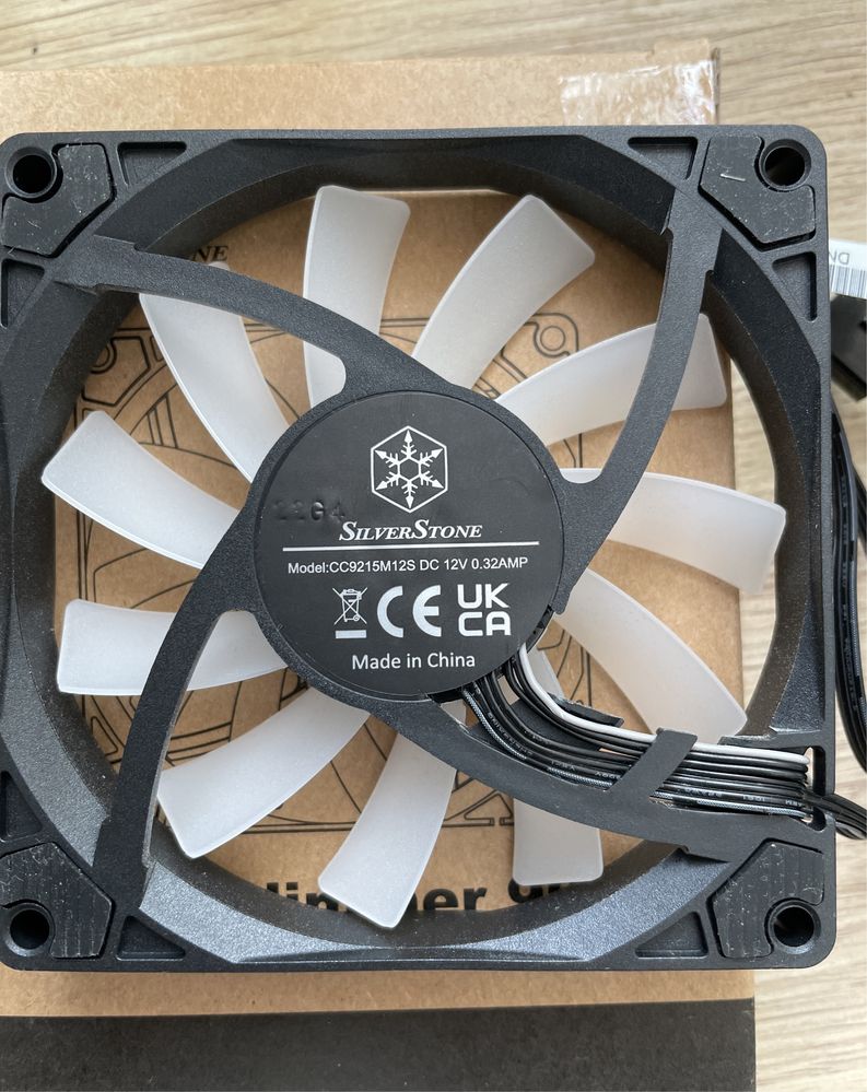 Вентилятор Silverstone AS90B-ARGB Air Slimmer 15.2mm Slim ARGB PWM Fan