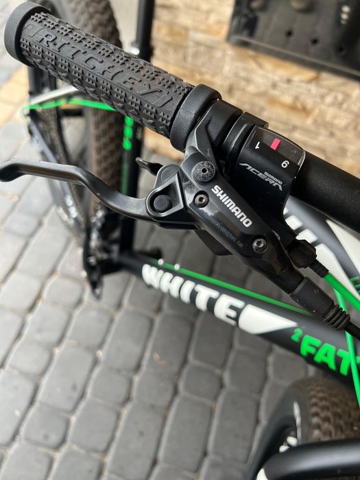 White Fat bike Fatbike rama L Shimano sram orginal nie Chińczyk
