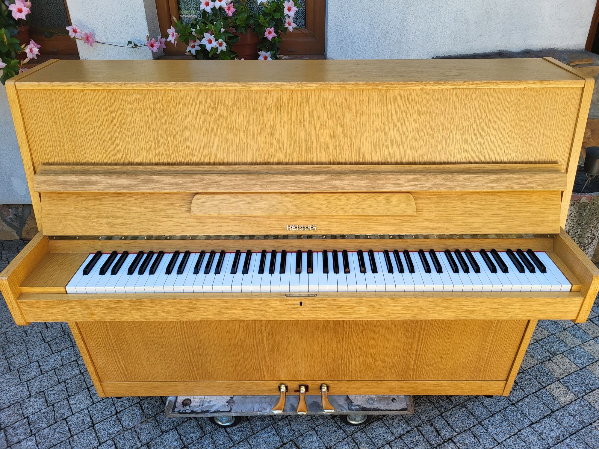 Pianino Hellas M110 renner w jasnym dębie na gotowo