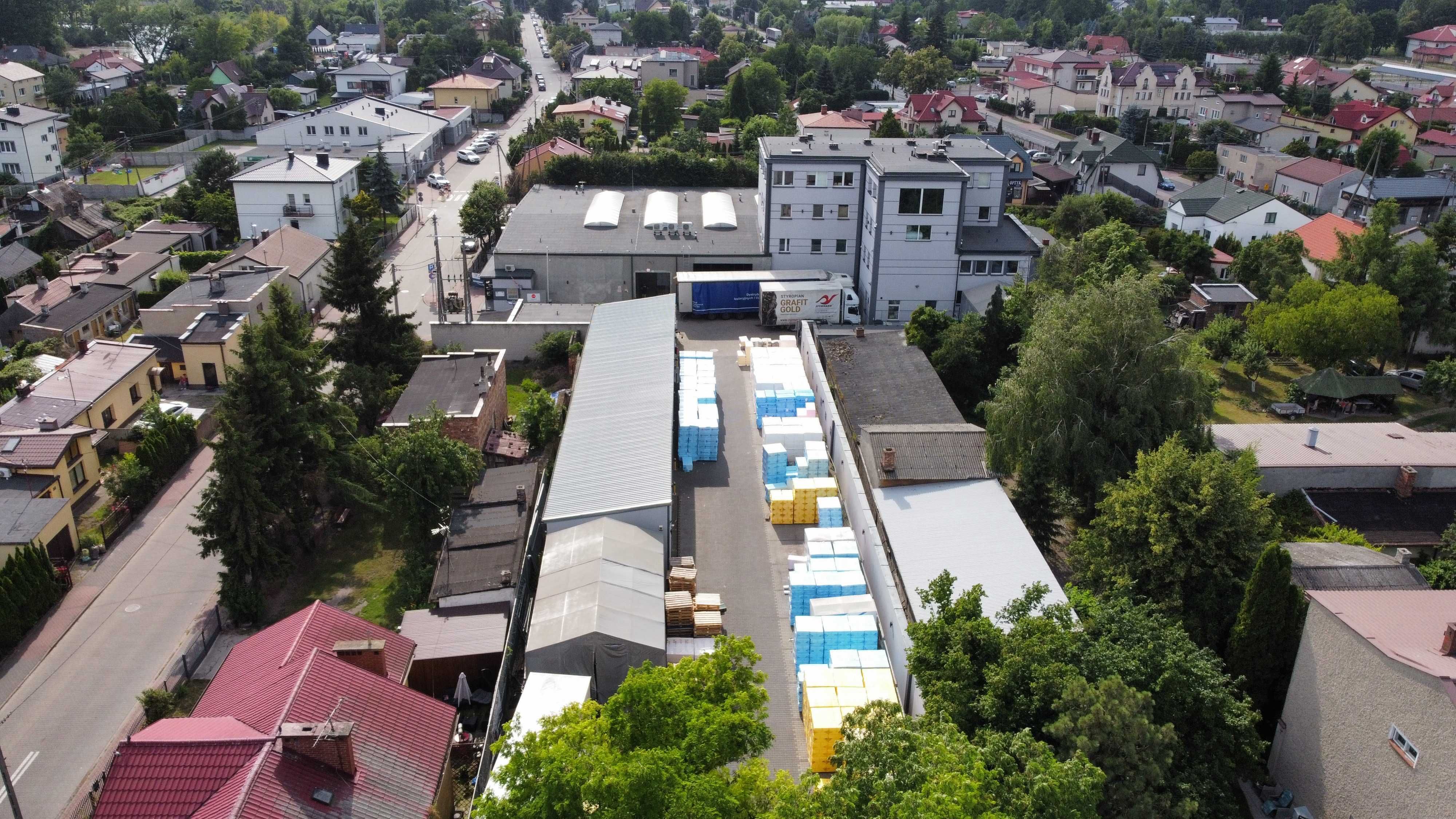 Hala produkcyjno - magazynowa z budynkiem biurowym Leszno k. Warszawa