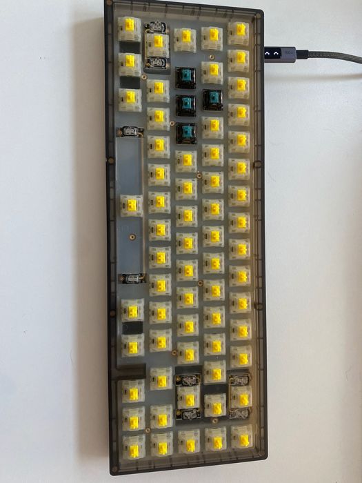 Orginalna Klawiatura Custom KDBfans KBD67 Lite switche Gateron PRO