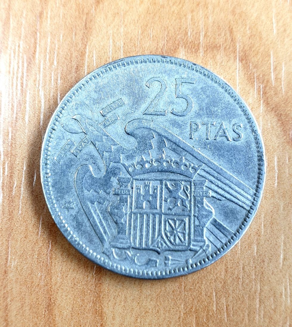 Moeda 25 PTAS Espanha