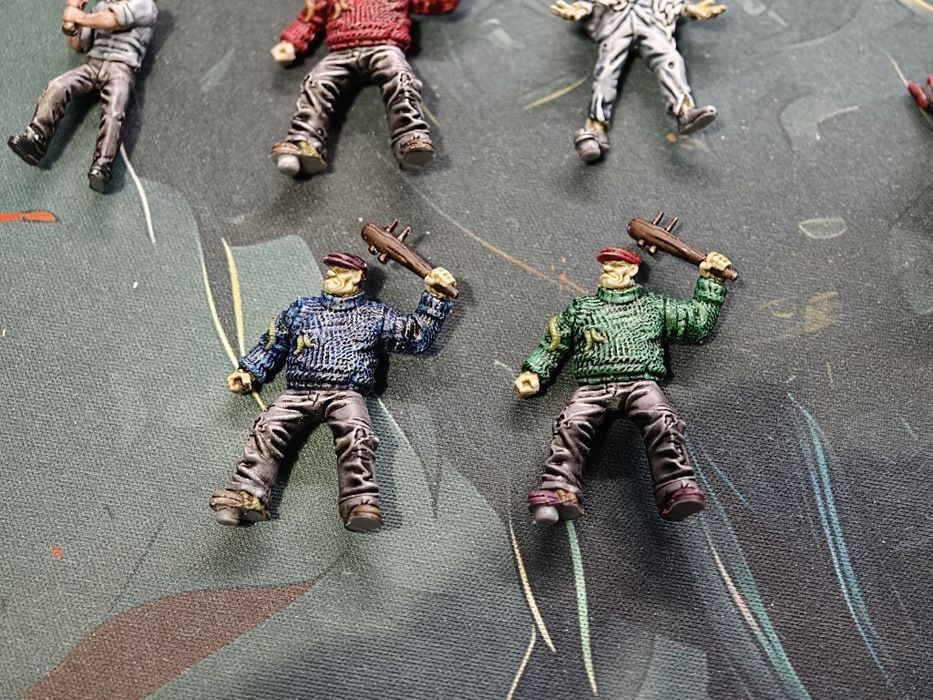 Posiadłość Szaleństwa 2 edycja - pomalowane figurki, stan idealny