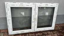 Okno PCV 150x90 dwuskrzydłowe | aluplast | nowe | ARGON + Low-E