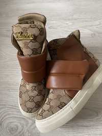 Asidasy trampki sneakersy gucci logowane