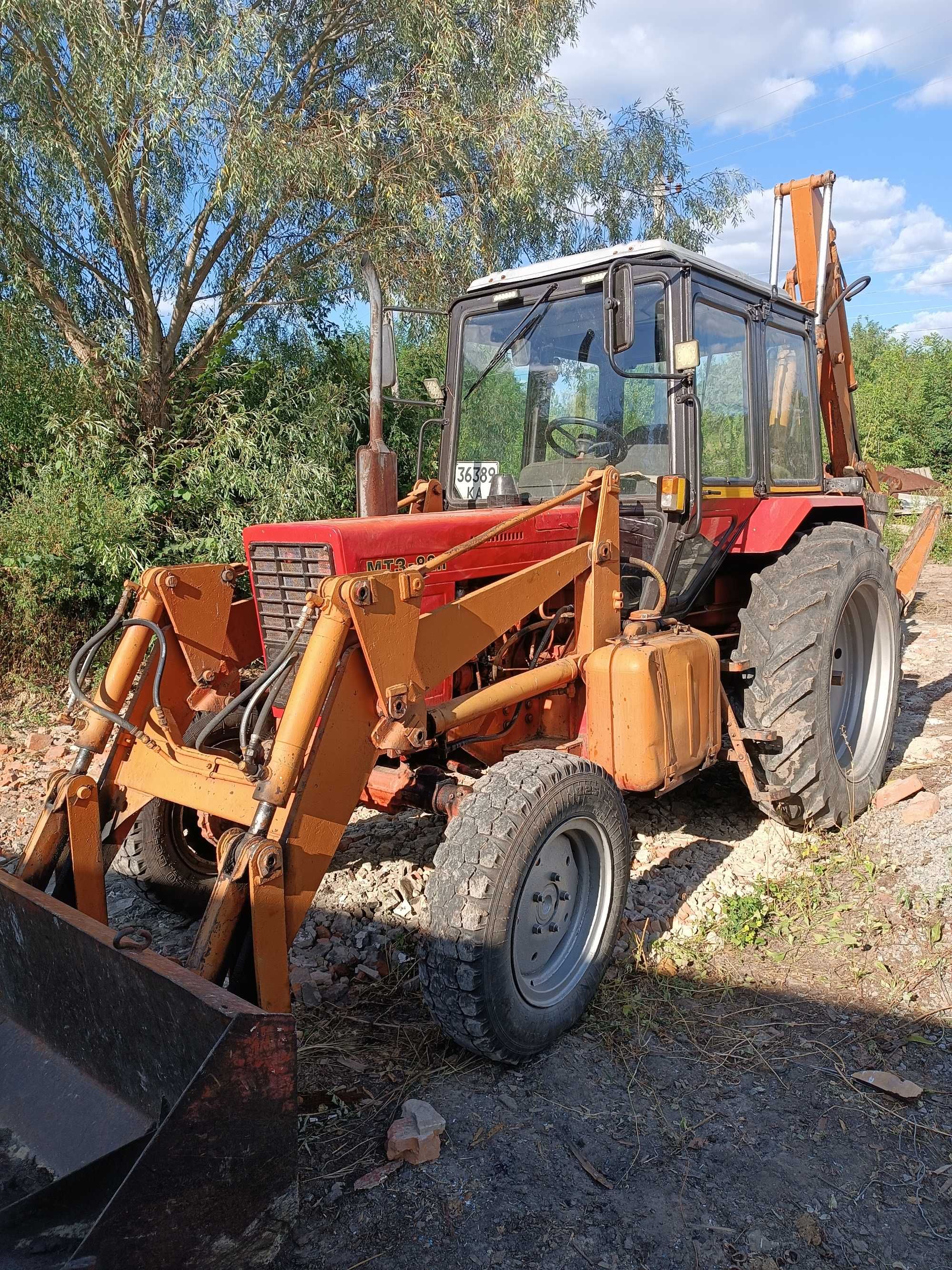 Продам МТЗ 82 екскаватор