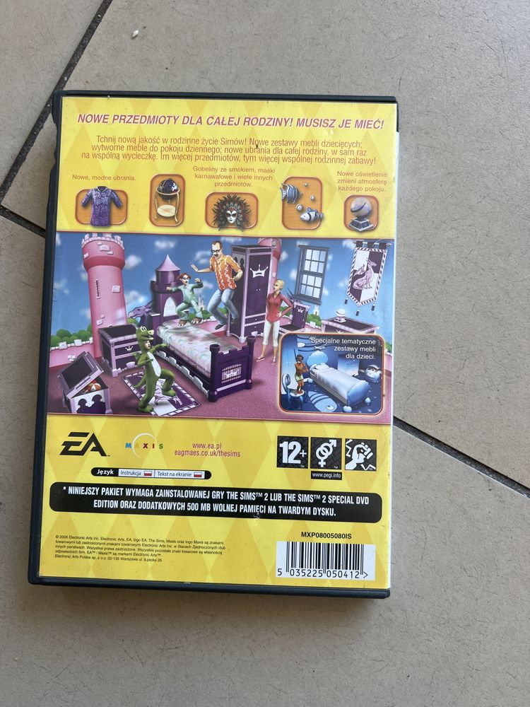 Pc Cd-rom Sims 2 .Akcesoria Rozrywka rodzinna
