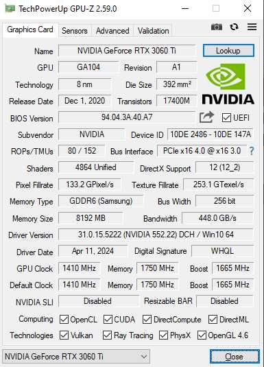 Komputer Gamingowy RTX 3060ti fe/r5 3600