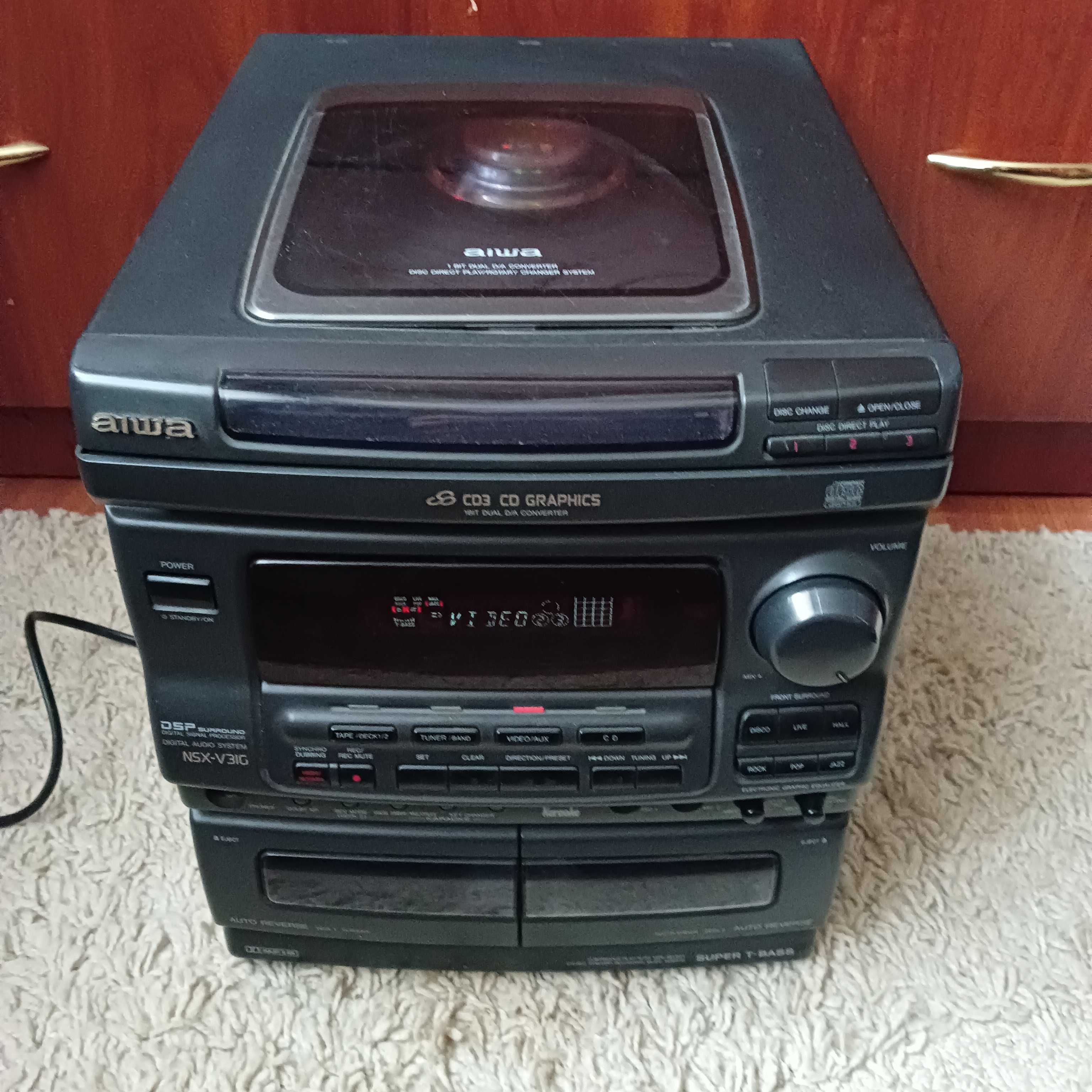 Музичний центр AIWA NSX V31G.  LG  LX D 5230A.