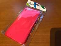 Capa Silicone iPhone 7/8 Plus cor rosa vivo - Nova!