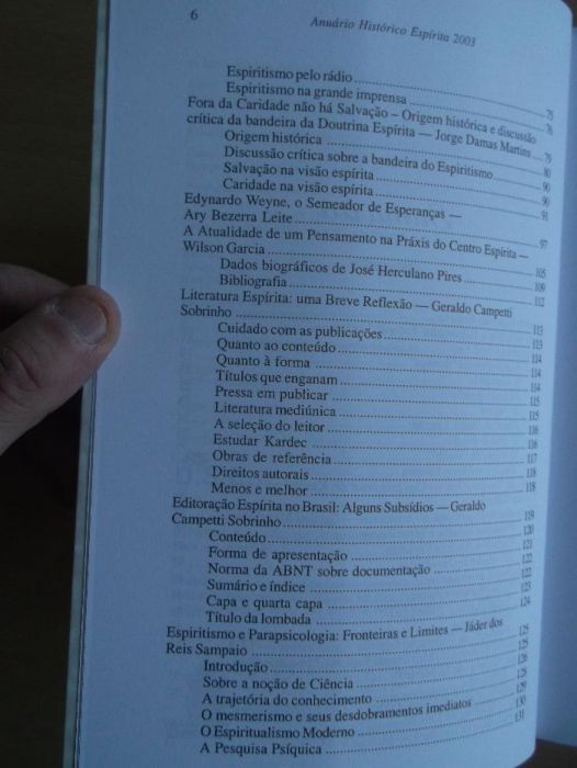Anuário Histórico Espírita (2003) de Eduardo Carvalho Monteiro