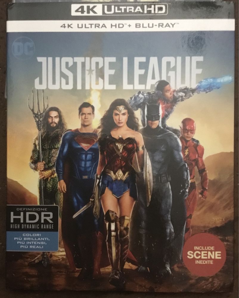 Justice League Liga da Justiça 4K e Blu ray