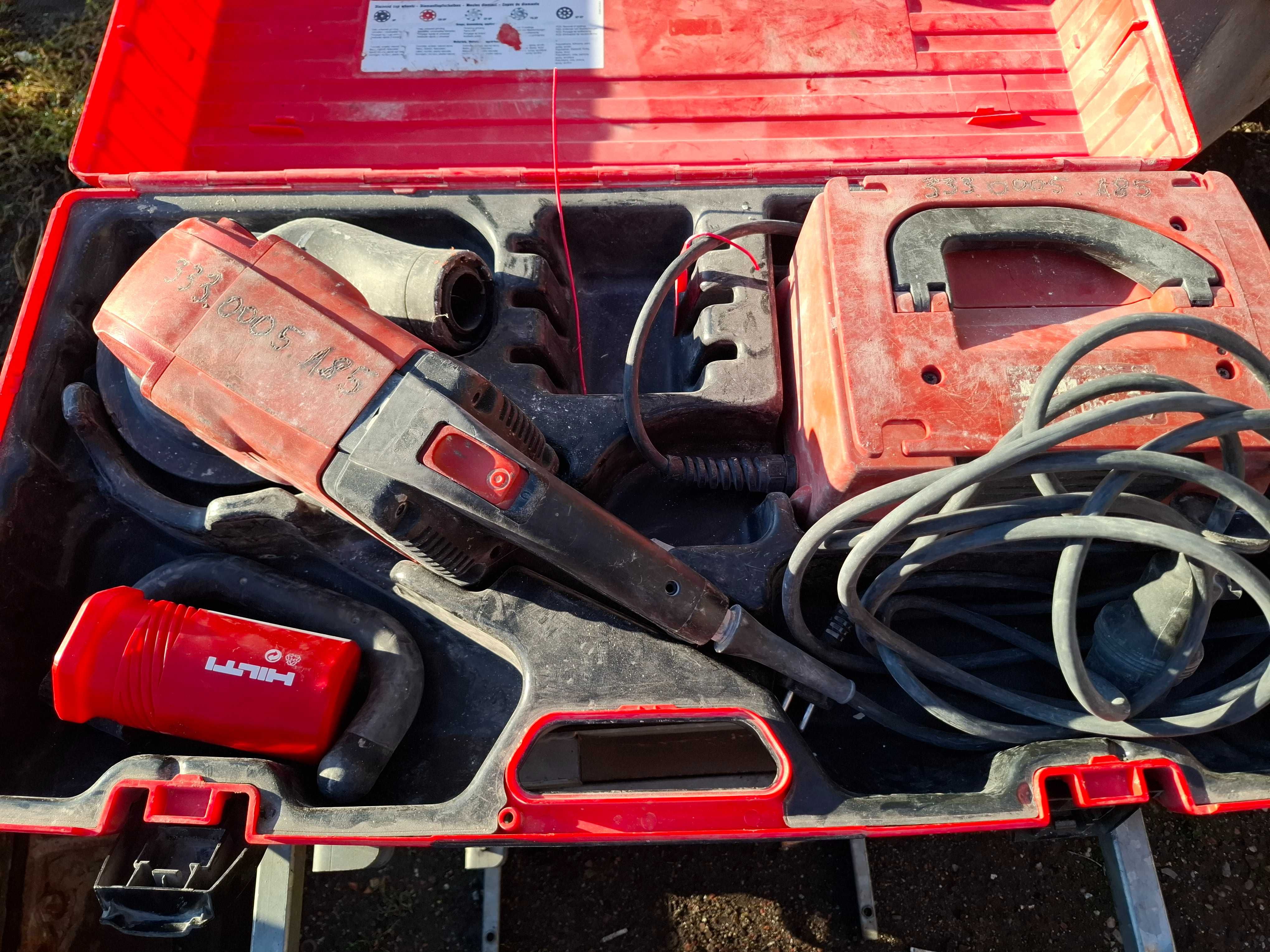 HILTI DG150 szlifierka do betonu DPC20 przetwornica